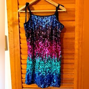 12th tribe - Wild Honey - Sequin Dress -‎ M NWT
